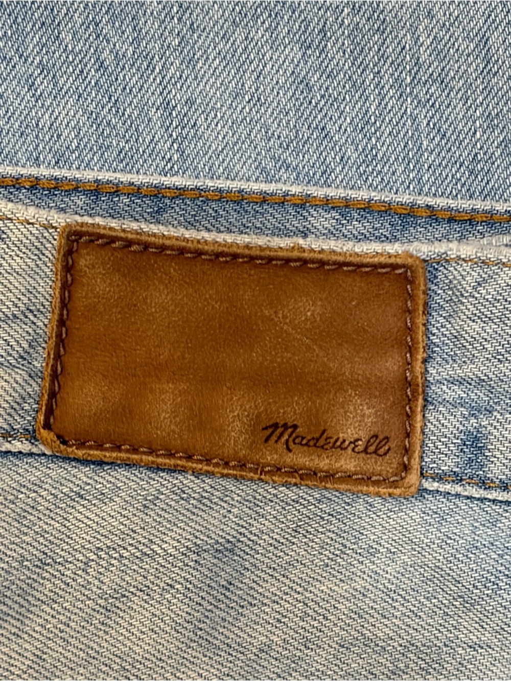 MADEWELL The Perfect Summer Jeans Size 30 Light Wash Straight Leg Denim - Picture 7 of 10